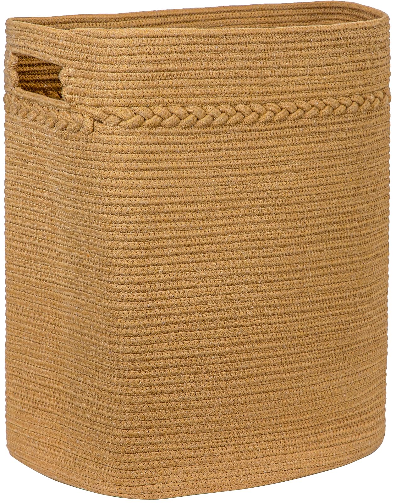 Collapsible Laundry Hamper by Homlikelan,75L Large Cotton Woven Laundry Basket with Handles,20"Tall Blanket Basket for Living Room,Bedroom,Storage Basket for Clothes,Toys,Jute