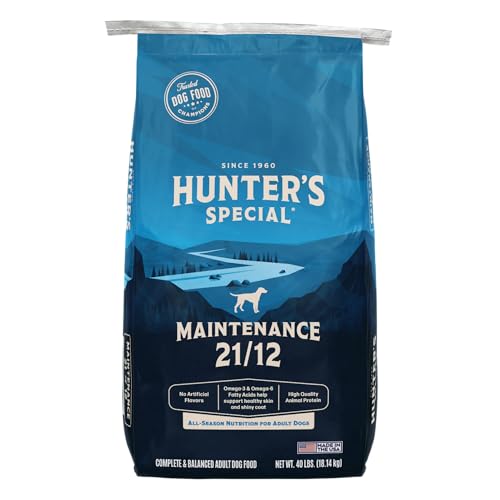 Hunters Special Maintenance Dog Food 21/12 - All-Season Nutrition for Adult Dogs, 40 lbs.