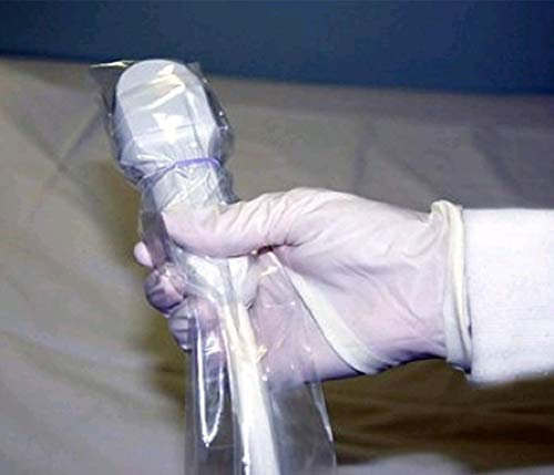 Ultrasound Probe Cover - Transducer Cover Latex-Free Disposable Clear, 6" x 35", Individual Packaging (100 PCS)