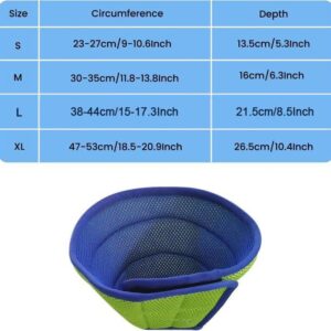 Dog Cone,Soft Dog Cone After Surgery,Adjustable Breathable Dog Cone Collar,Soft Dog Cones for Large Medium Small Dog,Protect Pets from Licking Wounds,Soft and Comfortable, Reduce Anxiety(L)