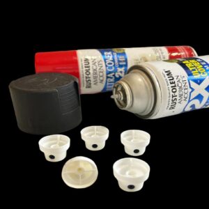 Spray Paint Caps for Rust-Oleum Spray Paint, Painters Touch 2X Ultra Cover, (5) Pack OEM Direct Fitment Caps