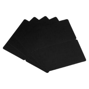 YOKIVE Place Cards for Table Setting, 100Pcs Name Cards Wedding Place Cards Table Place Cards Blank Card for Wedding Reception Dinner Party, Black