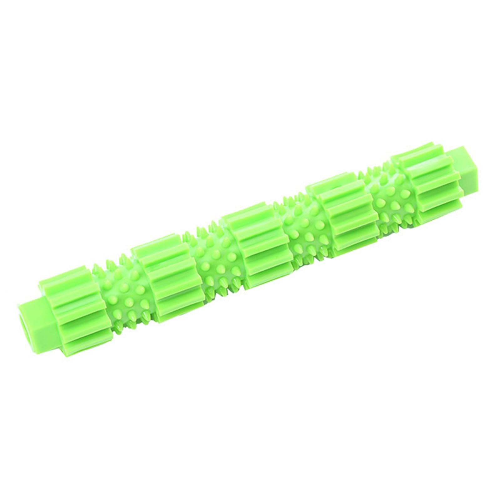 Tainrunse Bite-Resistant Dog Toy Pet Molar Toy Dog Toy Treat Dispensing Pet Chew Toy Bite-Resistant Dental Care Interactive Teeth Cleaning Toy Pet Supplies Green S