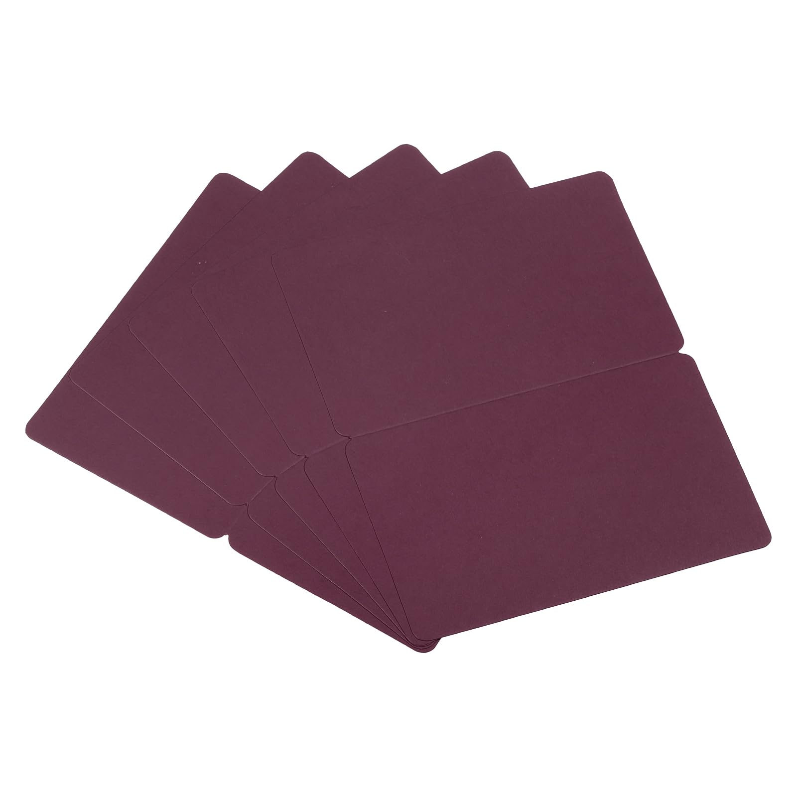 YOKIVE Place Cards for Table Setting, 100Pcs Name Cards Wedding Place Cards Table Place Cards Blank Card for Wedding Reception Dinner Party, Burgundy