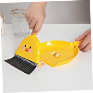 ORFOFE 2 Sets Mini Broom and Dustpan for Desktop Cleaning Compact Handheld Tools for Students and Home Use Ideal for Tables Keyboards and Countertops