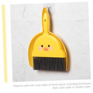 ORFOFE 2 Sets Mini Broom and Dustpan for Desktop Cleaning Compact Handheld Tools for Students and Home Use Ideal for Tables Keyboards and Countertops