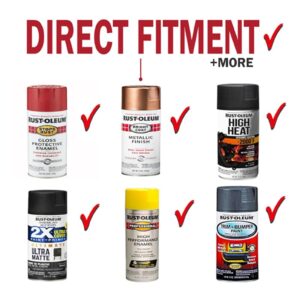 Spray Paint Caps for Rust-Oleum Spray Paint, Painters Touch 2X Ultra Cover, (5) Pack OEM Direct Fitment Caps