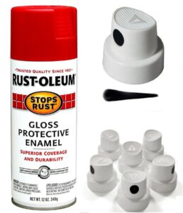 spray paint caps for rust-oleum spray paint, painters touch 2x ultra cover, (5) pack oem direct fitment caps