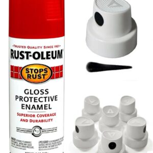 Spray Paint Caps for Rust-Oleum Spray Paint, Painters Touch 2X Ultra Cover, (5) Pack OEM Direct Fitment Caps