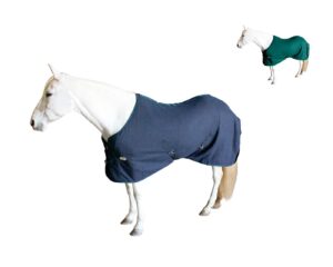 derby originals classic fleece cooler all season horse sheet & blanket liner | stables & outdoor use (navy, 69")