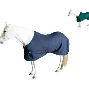 Derby Originals Classic Fleece Cooler All Season Horse Sheet & Blanket Liner | Stables & Outdoor Use (Navy, 69")