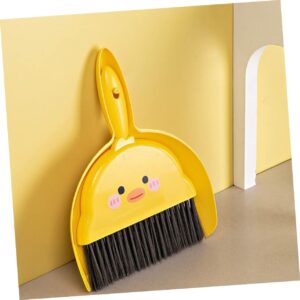 ORFOFE 2 Sets Mini Broom and Dustpan for Desktop Cleaning Compact Handheld Tools for Students and Home Use Ideal for Tables Keyboards and Countertops