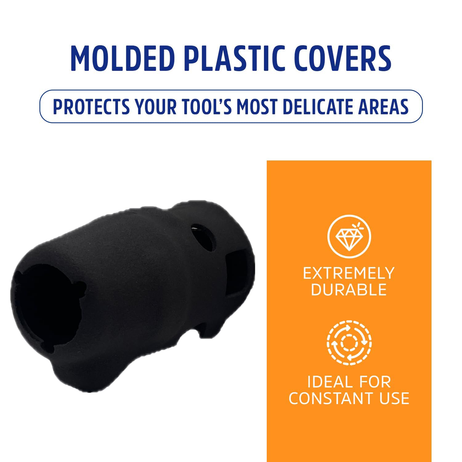 Protoco JB-95 Protective Cover Compatible with the Dewalt DCF809, DCF887, DCF890, 886, ¼” Hex Driver, Tool Cover