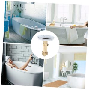 UKCOCO 1Pc Sink Stopper Bath Drain Stopper Lavatory Vanity Stopper Bath tub Anti- Explosion Strainer Sink Drain Drain Seal Cover tub Stopper mop Pool Sealing Cap