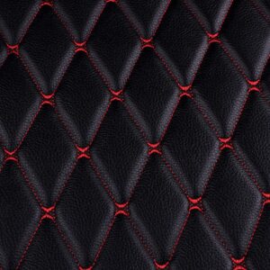 quilted leather fabric fabric,zcargel 155cmx100cm pvc leather quilted fabric quilted leather fabric cuttable car floor mat fabric sponge faux leather fabric for car/boat/clothing/sewing/furniture