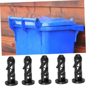 AOKWAWALIY 5pcs Trash Can Latch Trash Can Lid Shafts Garbage Can Buckles Plastic Garbage Can Latches Trashcan Cover Link Plastic Trash Can Trashcans Trash Can Plug Lid Pin Supplies Universal