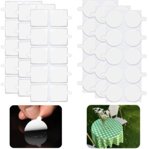 60pcs transparent tablecloth clips&table cloth holder clips, table cover clips for thick picnic table clips, photo mounting, birthday party decorating, office and classroom