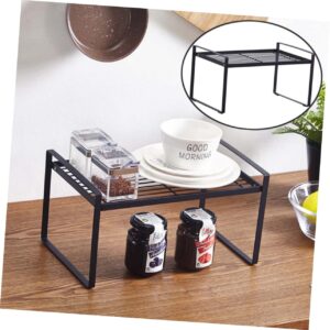 OFFSCH Storage Shelf Pot Storage Rrack Storage Rack Storage Shelves Layered Shelf Multi-Layer Bowl of Pot