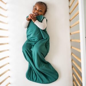 KYTE BABY Unisex Rayon Made From Bamboo Sleep Bag for Babies and Toddlers, 2.5 Tog (Medium, Emerald)