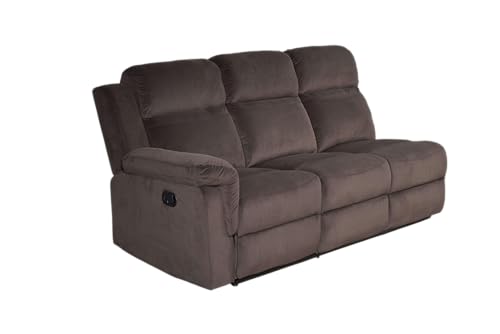 Legend Vansen 111.4''Recliner Storage Upholstery Sofa Couchs Sectional, Brown