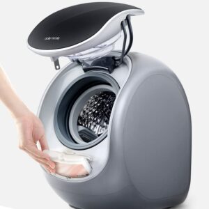 Underwear and Underwear Washing Machine All-in-one Washing and Drying Machine High-Temperature Boiling Space Capsule Opening and Closing Design Drum Washing Machine (Detergent * 5) ()