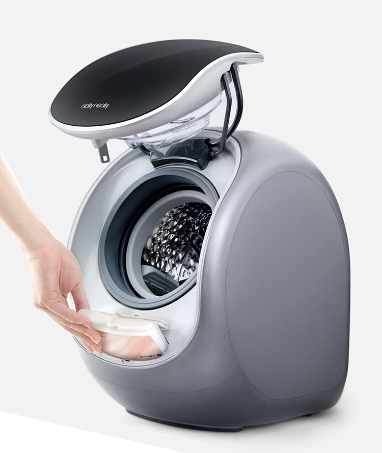 Underwear and Underwear Washing Machine All-in-one Washing and Drying Machine High-Temperature Boiling Space Capsule Opening and Closing Design Drum Washing Machine (Detergent * 5) ()