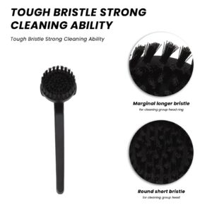 Topyond Detachable Cleaning Brush for 51mm 54mm Coffee Brewing Head Coffee Brush Coffee Grinder Brush Cleaner Coffee Tools High Pressure Steam Coffee Machine Grouphead Brush