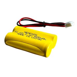 NEAFAZA Exit Sign Emergency Light Battery Ni-Cd 2.4V 600mAh Compatible with Exitronix 10010036 Lithonia 10010034 Interstate NIC1394 BEL-179 (2 Pack)