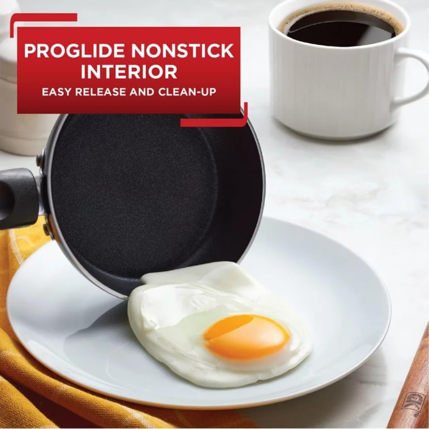 Non-Stick Fry Pan One Egg 4.5 inch - Black