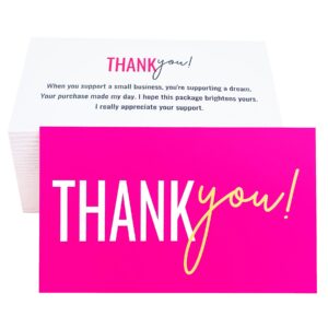 rxbc2011 gratitude glow thank you cards hot pink and gold appreciation pack of 100