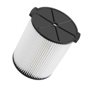 pklblr washable wet/dry vacuum vac pleated filter vf4000 replacement。compatible for ridgid, chenjunt3ao0