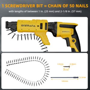 ONEMANA Collated Screw Gun Attachment, Suit For Dewalt DCF620