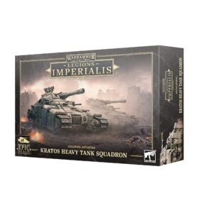 games workshop - warhammer - legions imperalis: kratos heavy tank squadron [epic scale]