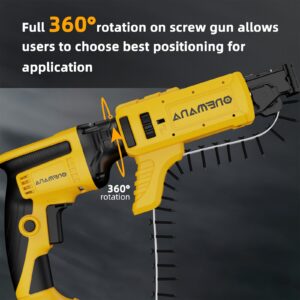 ONEMANA Collated Screw Gun Attachment, Suit For Dewalt DCF620