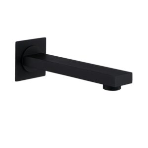 modern wall mounted bath filler spout bath or basin spout bathtub faucet spout bath tap-black