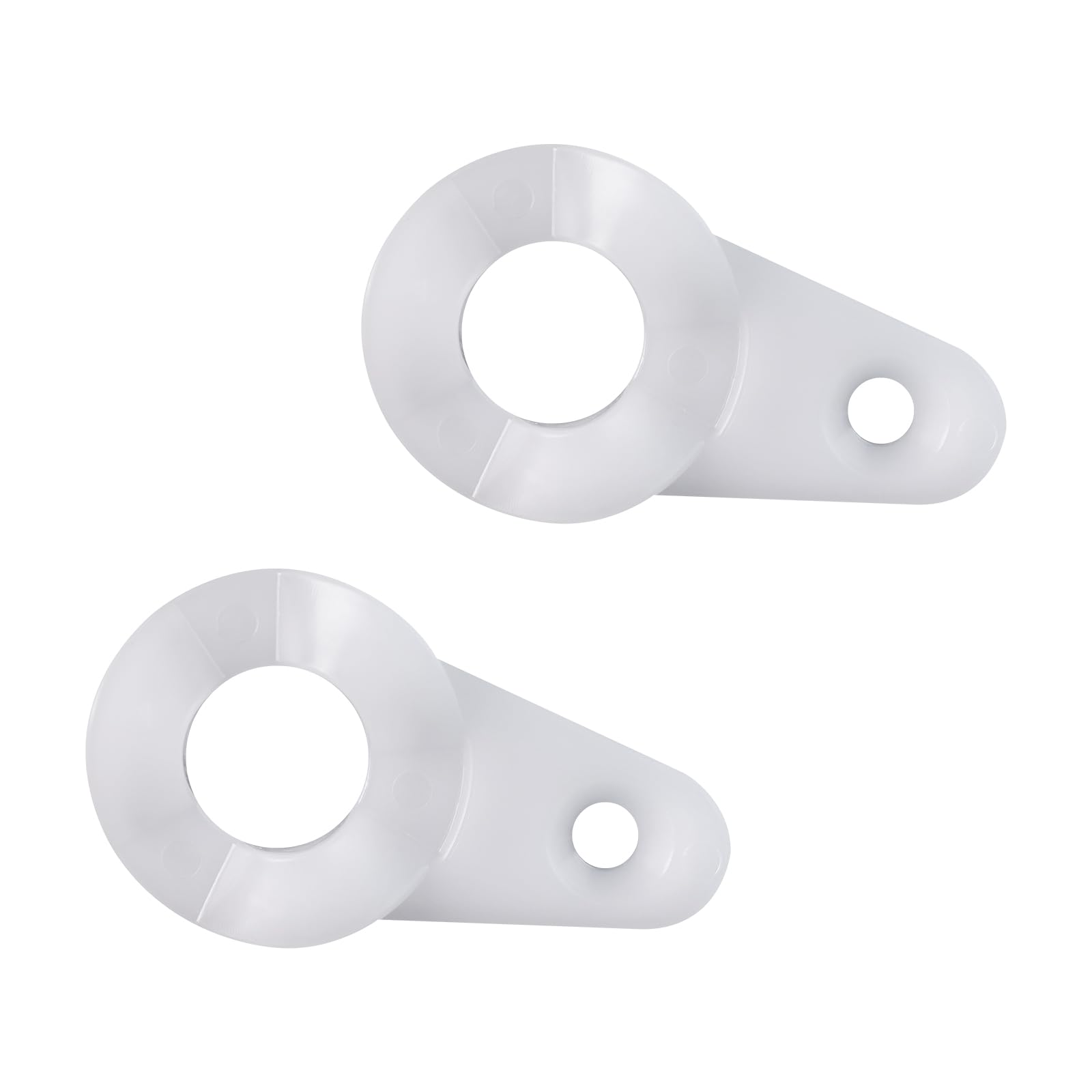 Ctuoptuo 2 Pack of 240457701 Refrigerator Door Bottom Closer Plate Closing Cam, Replace Part # 240328001, 240407801, 241550101, 241550201