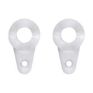 ctuoptuo 2 pack of 240457701 refrigerator door bottom closer plate closing cam, replace part # 240328001, 240407801, 241550101, 241550201