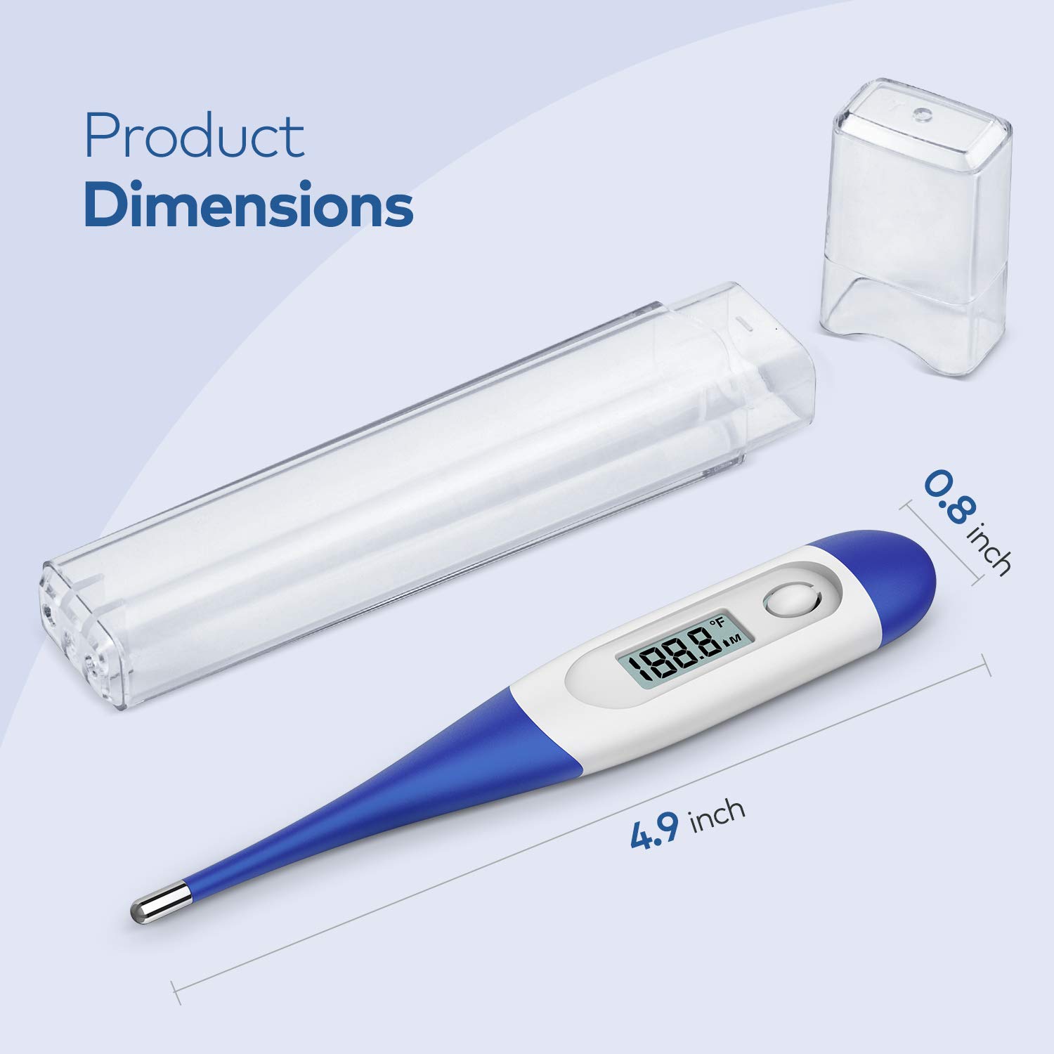 Bundle of Thermometer for Fever, Digital Thermometer for Adults