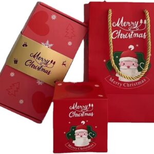 Surprise Box Gift Box for Money, Merry Christmas Surprise Gift Boxes, Folding Bouncing Pop-Up Explosion Gift Box, Gifts Boxes for Christmas Birthday Anniversary Valentine Proposal (Red-10pc)