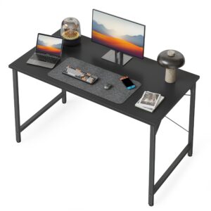 cubiker small computer desk, 32 inch home office kids desk for bedroom and small spaces, modern simple table for studying, writing, working, black