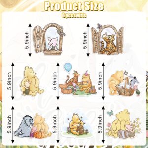 150pcs Bear Baby Shower Decorations Tableware Set, Oh Baby Pooh Plates and Napkins Banner Set Bear Baby Shower Decorations, Classic Pooh Baby Shower Decorations for Boys Girls Newborn