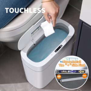 JOYBOS 2Pack Sensor Bathroom Trash Can with Lid