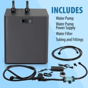 Polar Revive Chiller for Ice Bath and Cold Plunges Including All Hoses and Pumps. 1/3 HP, 2/3 HP, 1 HP Models (1/3 HP)