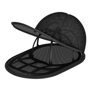 longd hat washer for baseball caps, sturdy cleaning protector with frame cage and laundry bag, washing machine safe hat cleaner and organizer, suitable for adult and kids' caps - 1-pack,black