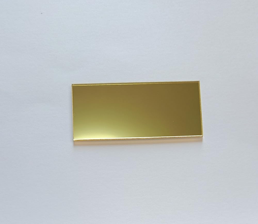 20ps of Gold Acrylic Mirror Rectangle Tag,Customzied Luxury Wedding Name Setting,Party Place Names Seating (Gold Mirror)