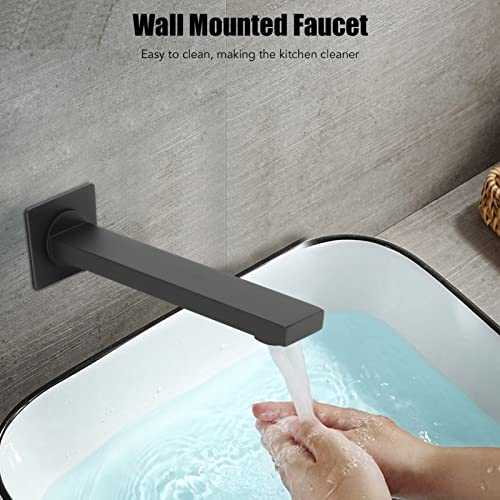 Wall Mounted Faucet,G1/2 Male Thread Sink Basin Faucet Wall Mounted Single Handle Cold Hole Bathtub Spout Water Tap for Home Kitchen Bathroom