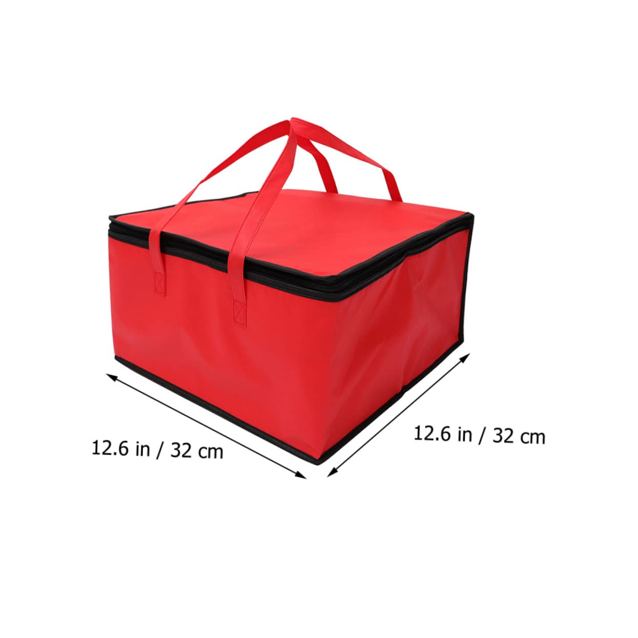 Didiseaon Wear-resistant Insulated Bag 2pcs Insulation Food Transport Pizza Carrier Reusable Grocery Food Grocery Insulated Non-woven Fabric High Capacity Travel Practical Insulated Bag