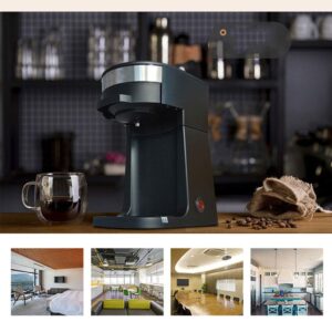 VejiA Electric American Drip Coffee Maker Automatic Mini Espresso Teapot Boiler Powder Cafe Tea Steam Brewing Pot Machine