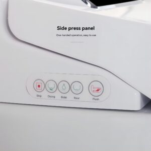 Automatic Flushing, Manual Flipping, Modern Classic Elongated with Dryer, Warm water, Foot Sensor Operation, Heated Bidet Seat, Tankless Smart Toilet with LED Display