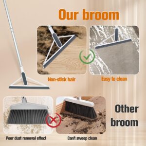 Multifunction Magic Broom,Squeegee Broom for Floor Silicone Broom for Bathroom, Window, Kitchen, Tile Cleaning Rubber Broom for Pet Hair